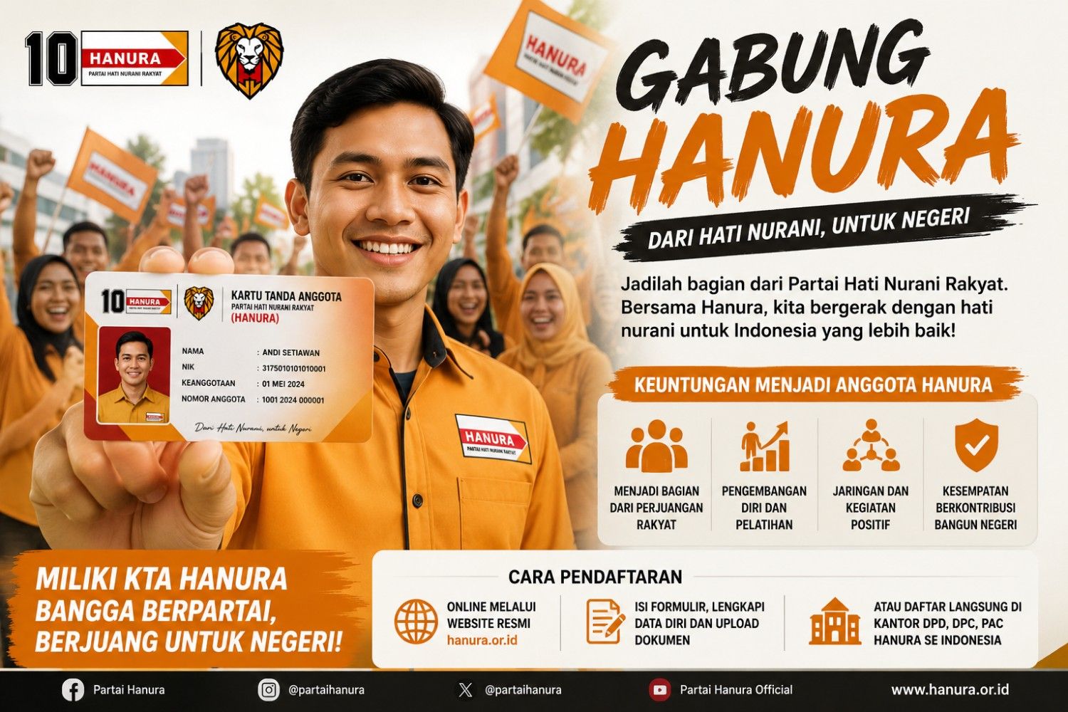 Ilustrasi KTA Hanura