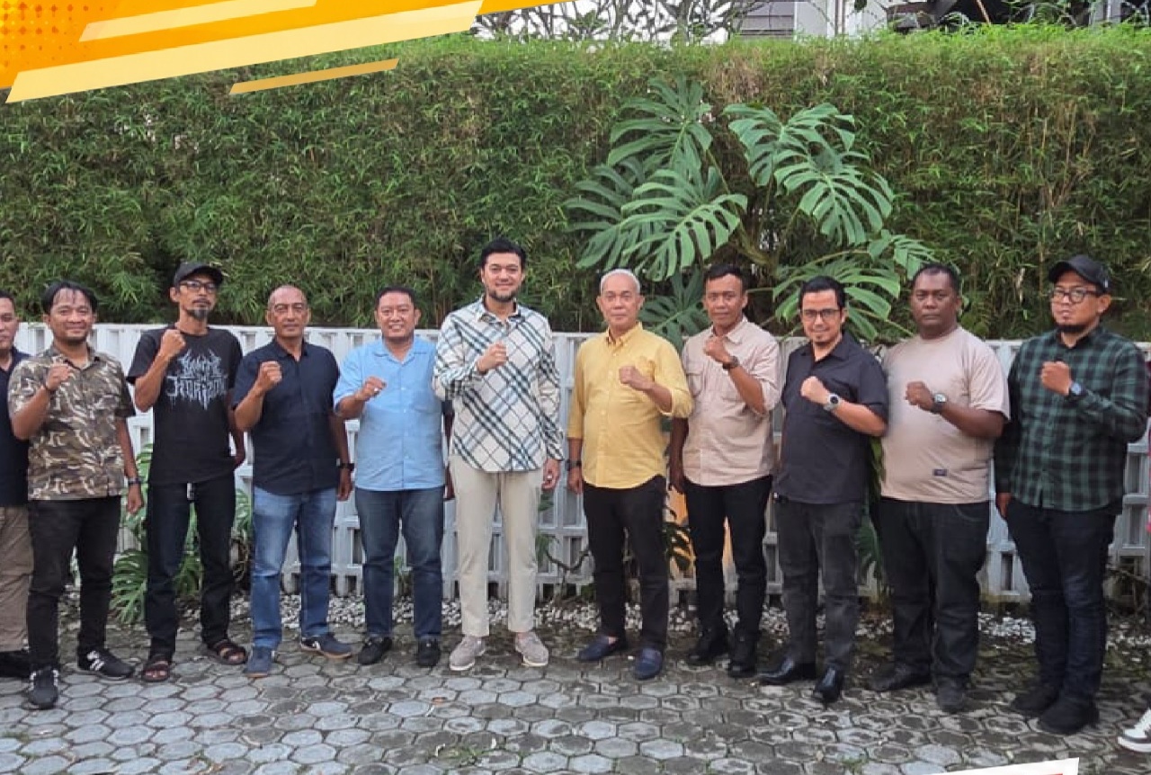 Silaturahmi ketua DPD Hanura Sumut dengan Komunitas Jurnalis anak Medan (KOJaM)