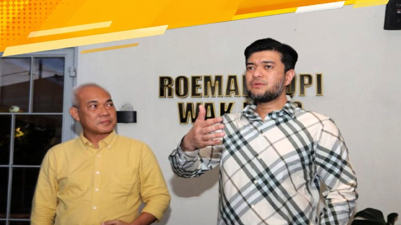 Ketua DPD Hanura Sumut El Adrian Shah saat bertemu dengan pengurus Komunitas Jurnalis Anak Medan (KoJAM) di Medan, Senin (11/5/2026).